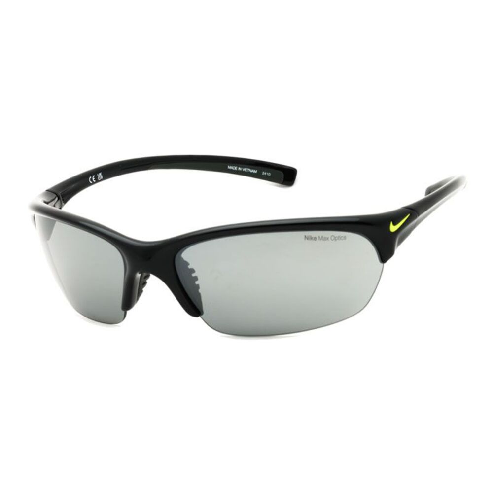 Nike Sunglasses Shield Semi Rim, Black Frame and Volt Lens